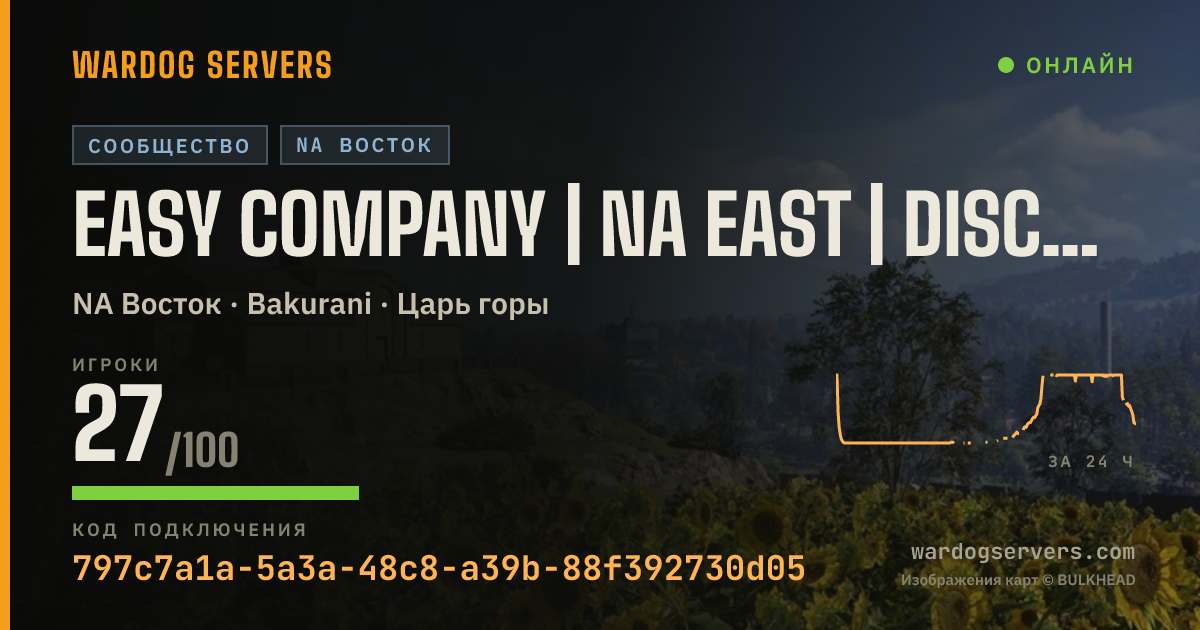 Баннер статуса сервера EASY Company | NA EAST | discord.gg/easycompany