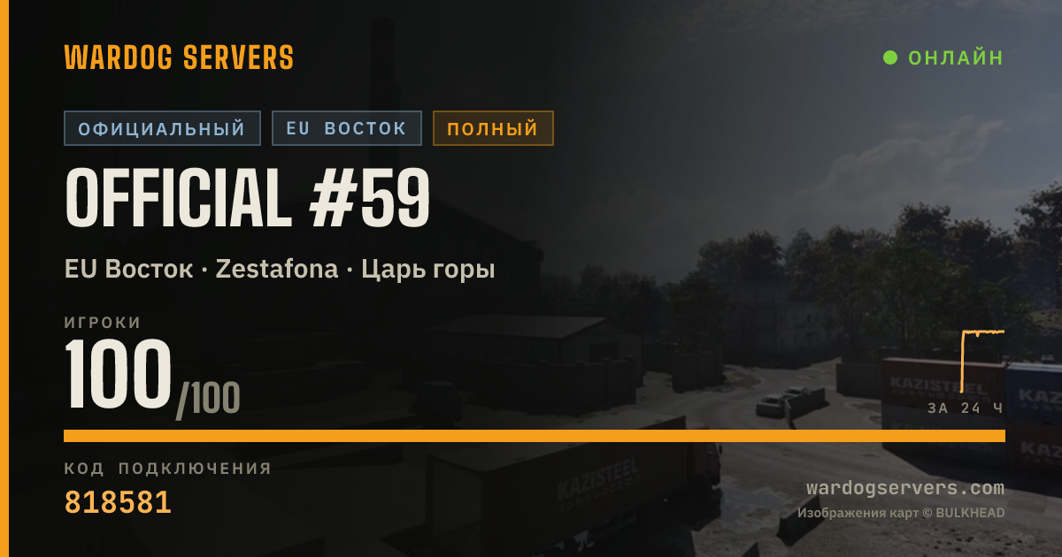 Баннер статуса сервера Official #59