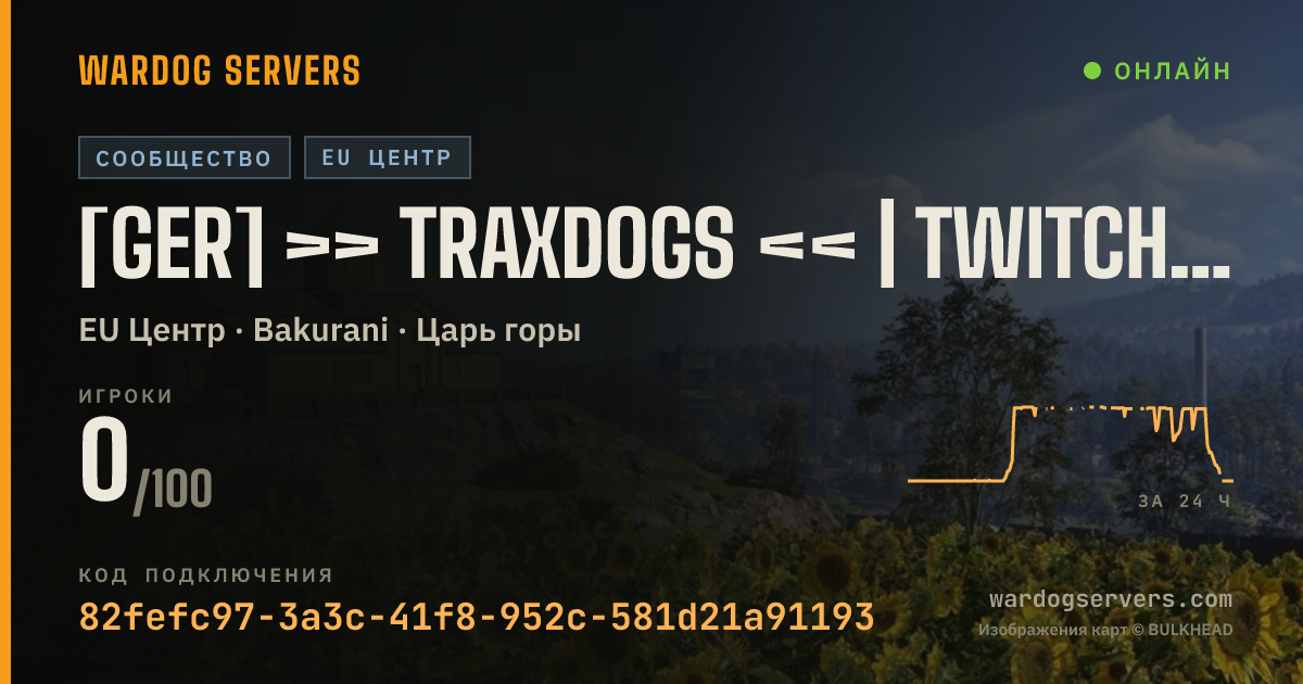 Баннер статуса сервера [GER] >> TrAxDoGs << | twitch.tv/traxmax81