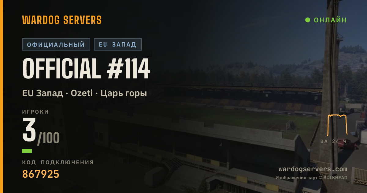 Баннер статуса сервера Official #114