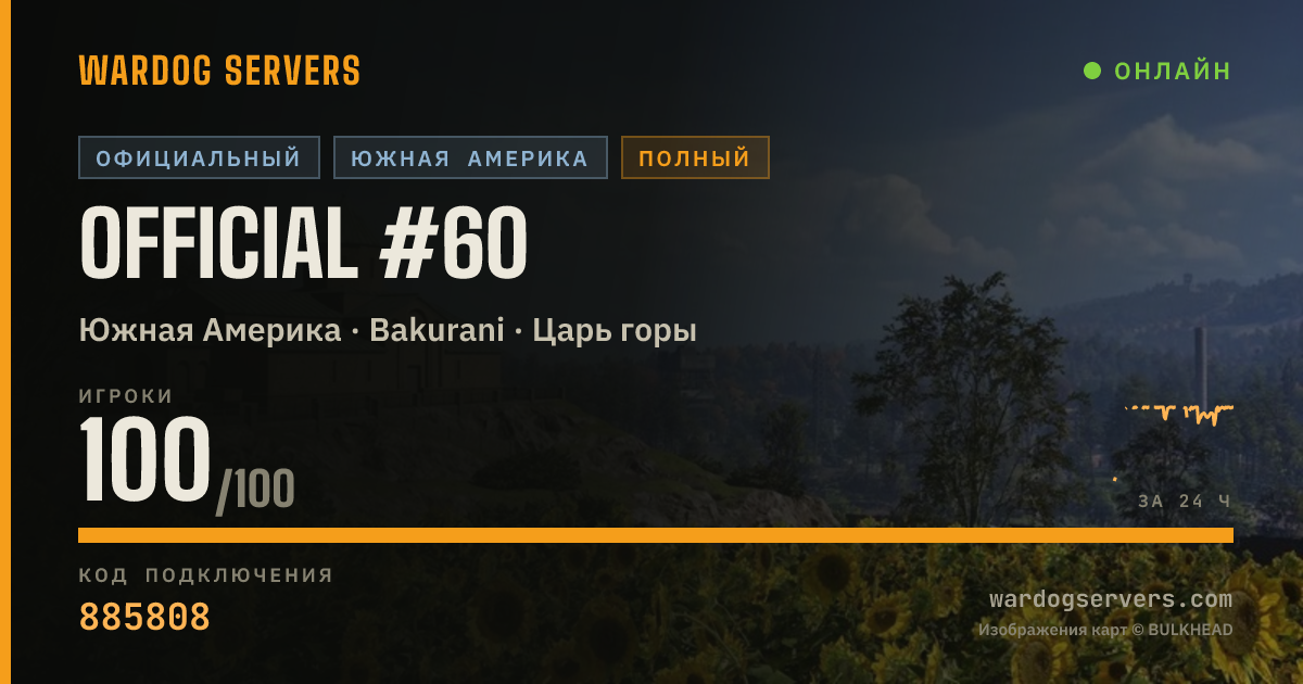 Баннер статуса сервера Official #60