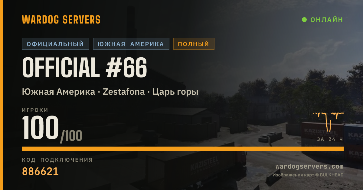 Баннер статуса сервера Official #66