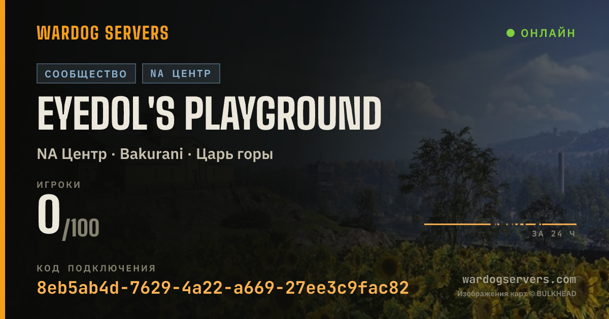 Баннер статуса сервера Eyedol's Playground