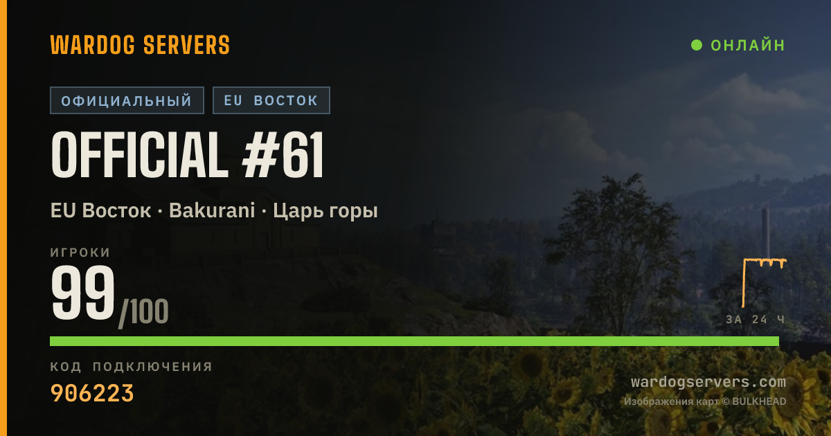 Баннер статуса сервера Official #61