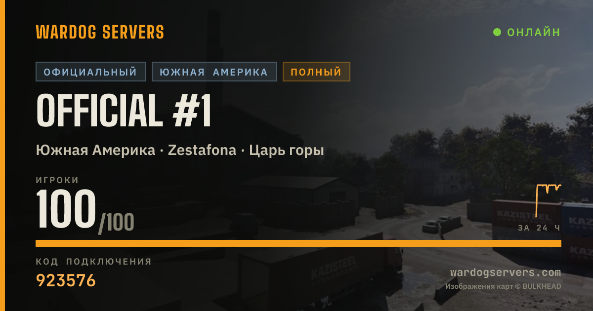 Баннер статуса сервера Official #1