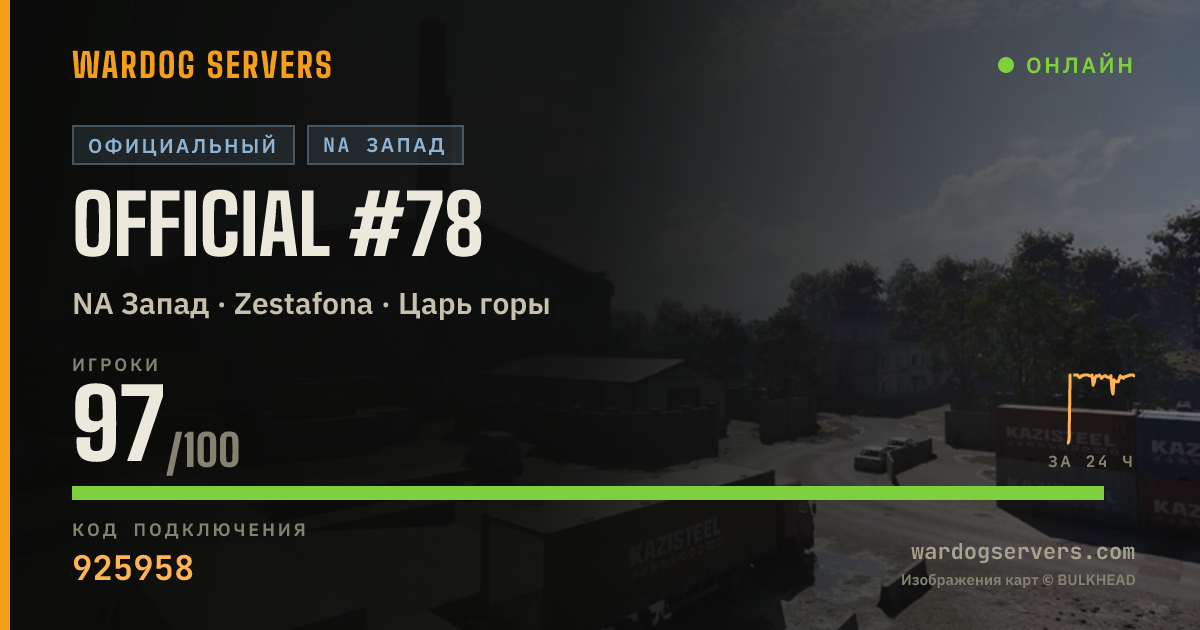 Баннер статуса сервера Official #78