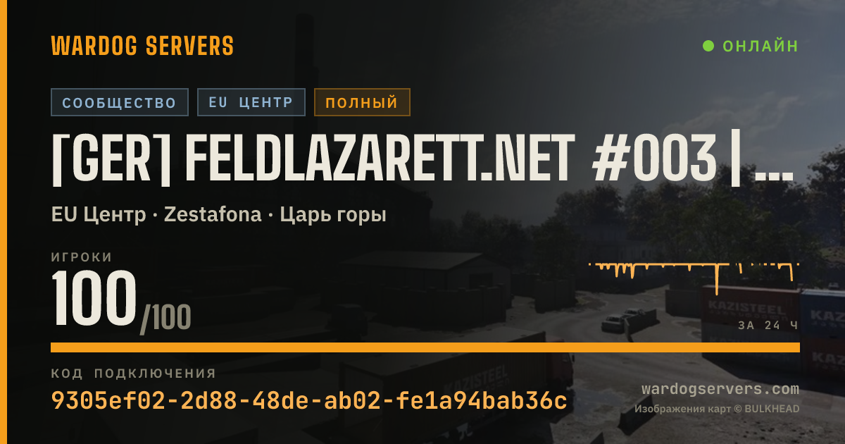 Баннер статуса сервера [GER] Feldlazarett.net #003 | 32-36-87