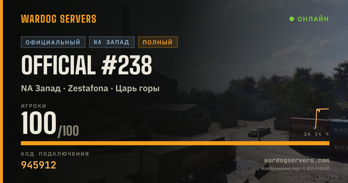 Баннер статуса сервера Official #238
