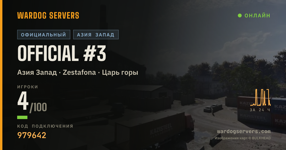 Баннер статуса сервера Official #3