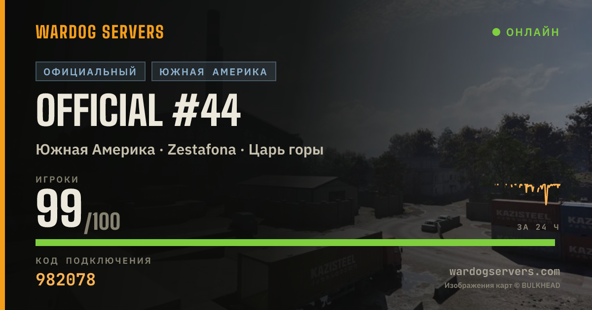 Баннер статуса сервера Official #44