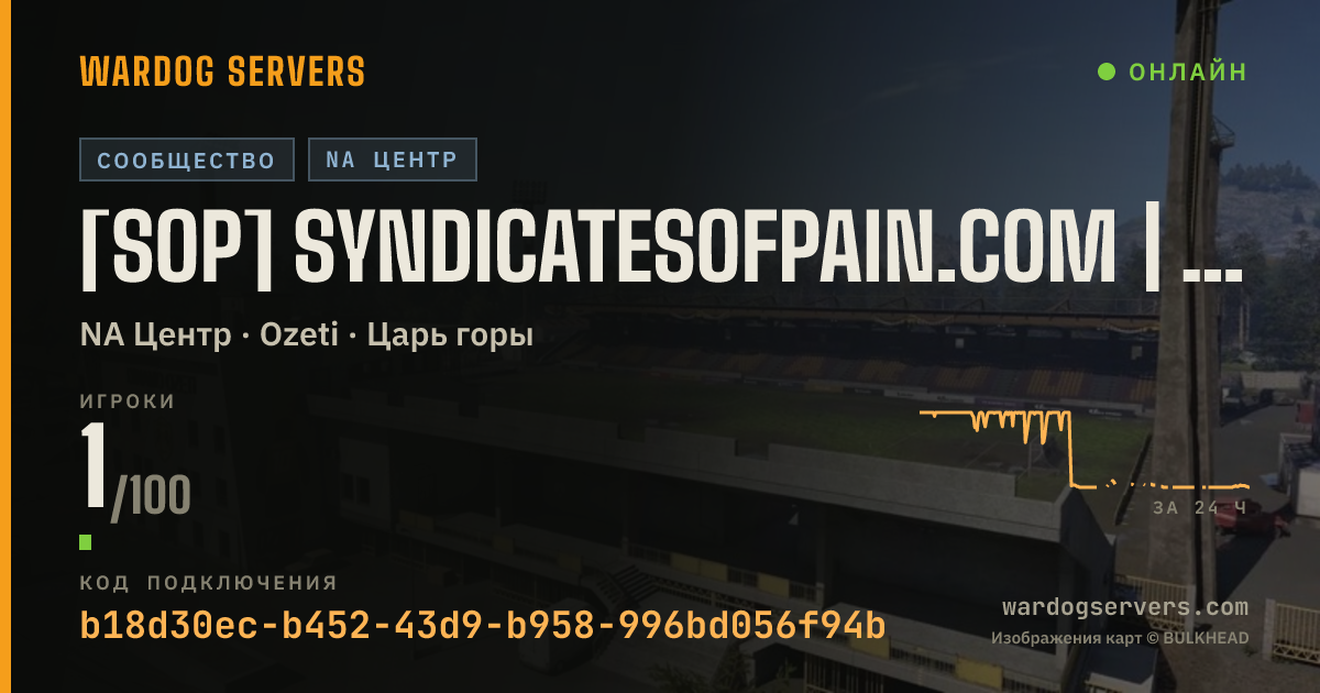 Баннер статуса сервера [SoP] syndicatesofpain.com | 50vs50 | No GL's on Heli's