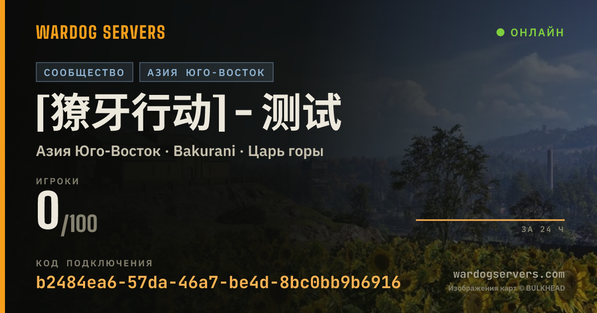 Баннер статуса сервера [獠牙行动] - 测试