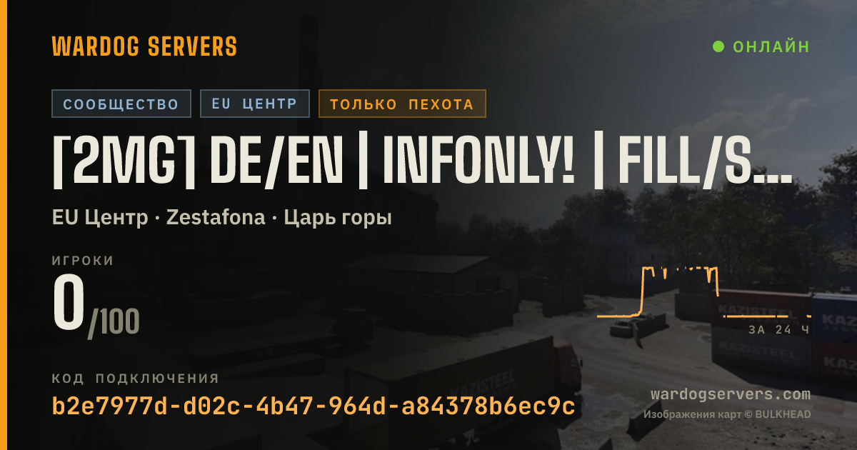 Баннер статуса сервера [2MG] DE/EN | InfOnly! | Fill/Seed Rewards | NO Grenade Launcher