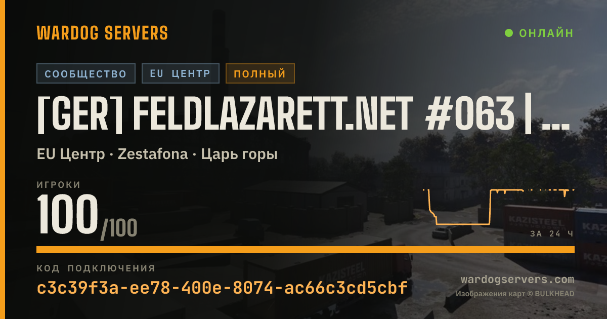 Баннер статуса сервера [GER] Feldlazarett.net #063 | Only-Newbies | 4-17-40