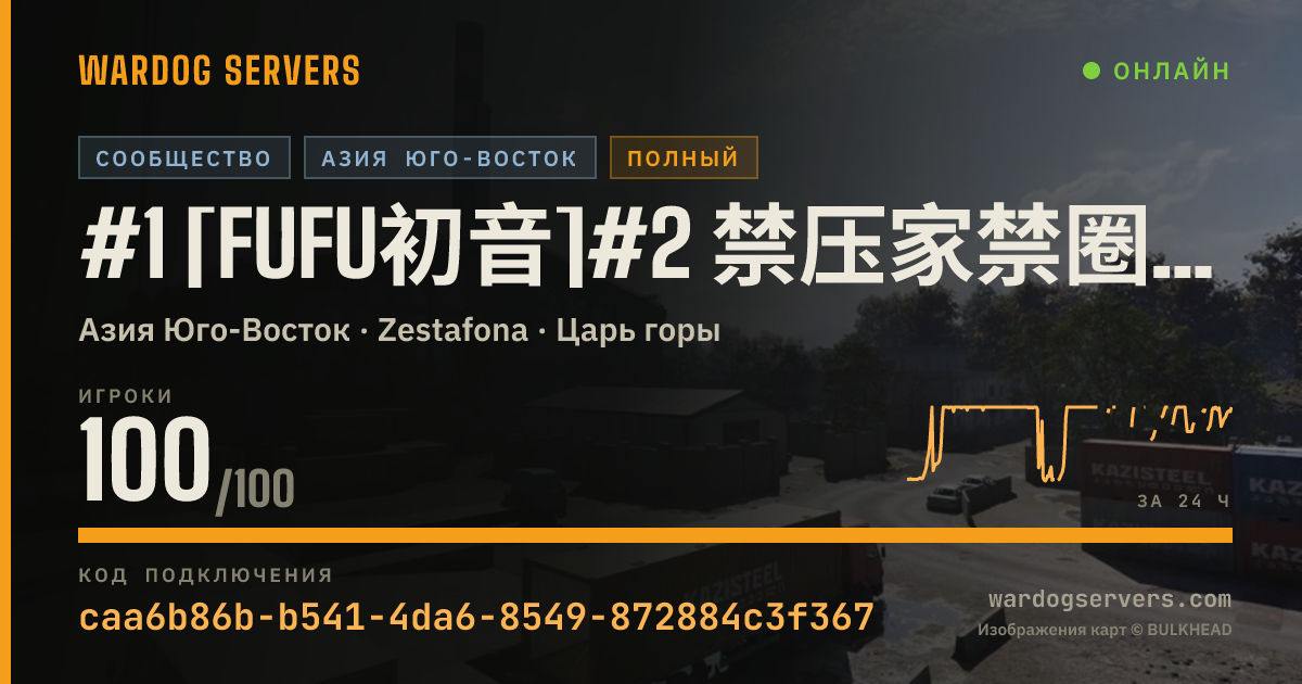 Баннер статуса сервера #1 [fufu初音]#2 禁压家禁圈外断圈外运输 禁空中武装 QQ群940263297