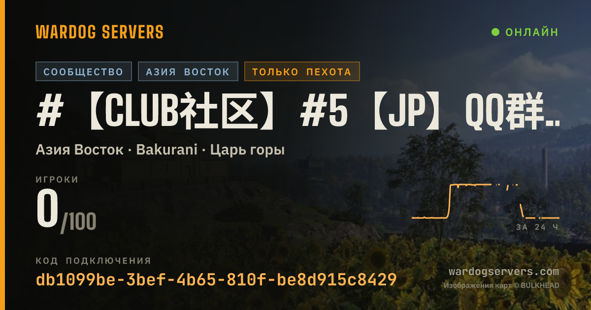 Баннер статуса сервера #【Club社区】#5【JP】QQ群1102650986|步战50v50+规则|禁小鸟投爆·机枪车迫击炮禁止部分武器具体规则见Q