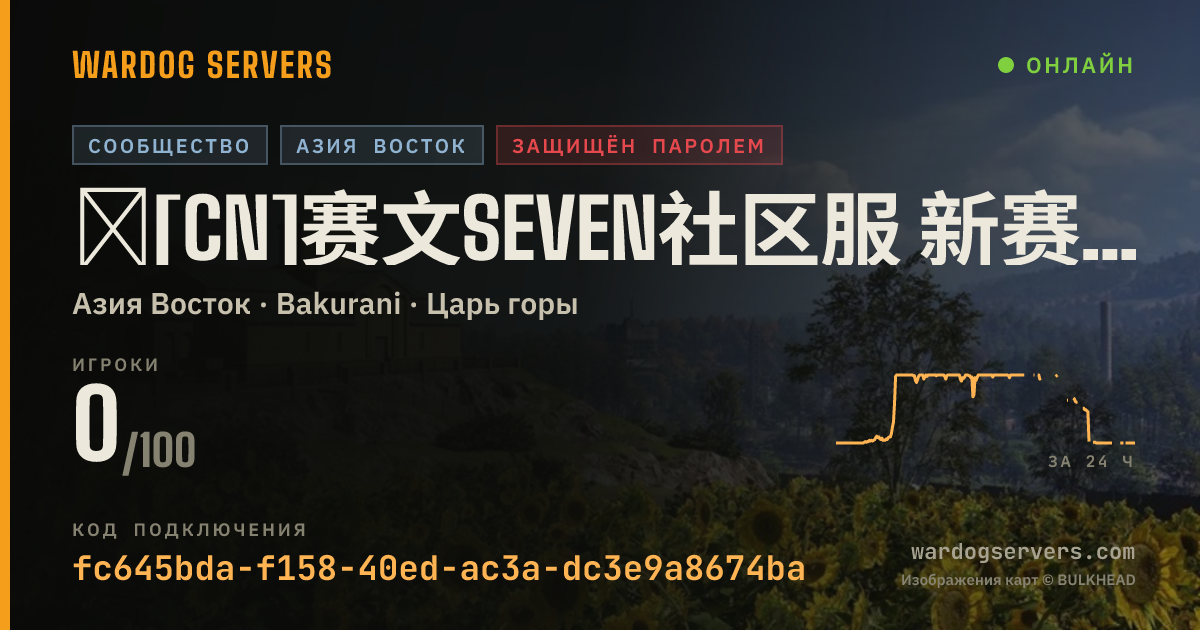 Баннер статуса сервера 🎈[CN]赛文seven社区服 新赛季禁部分载具和等级 禁断补给 禁跳边 正常肝服 进群拿密码 Q群：949975494