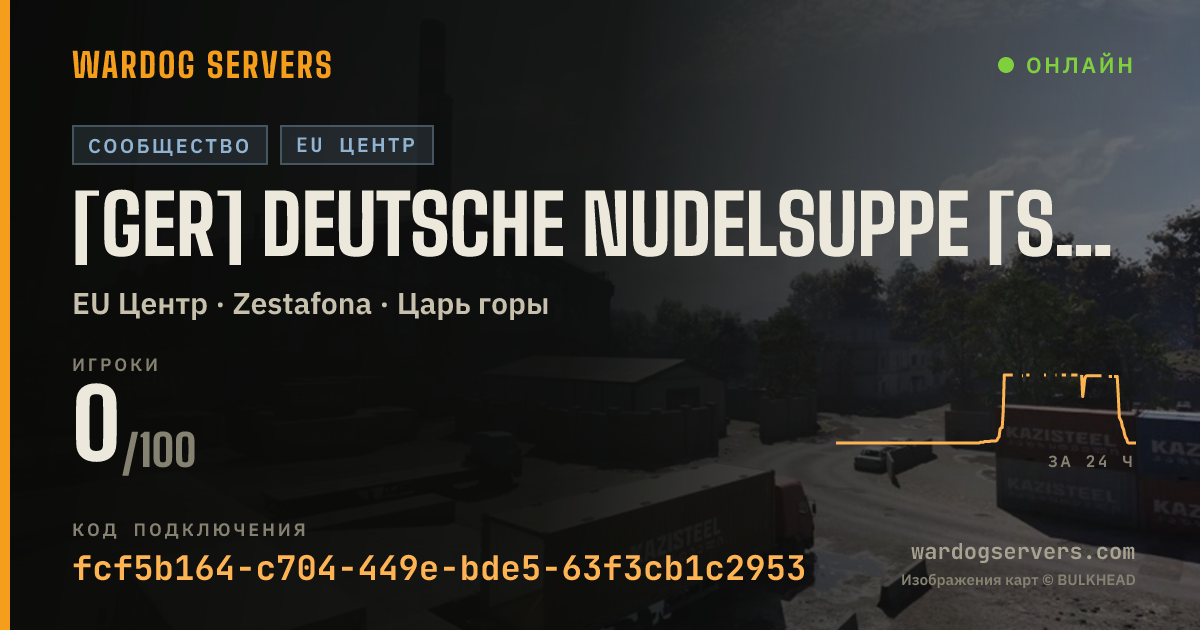 Баннер статуса сервера [GER] Deutsche Nudelsuppe [starts at 20 Players] | 0-25-9