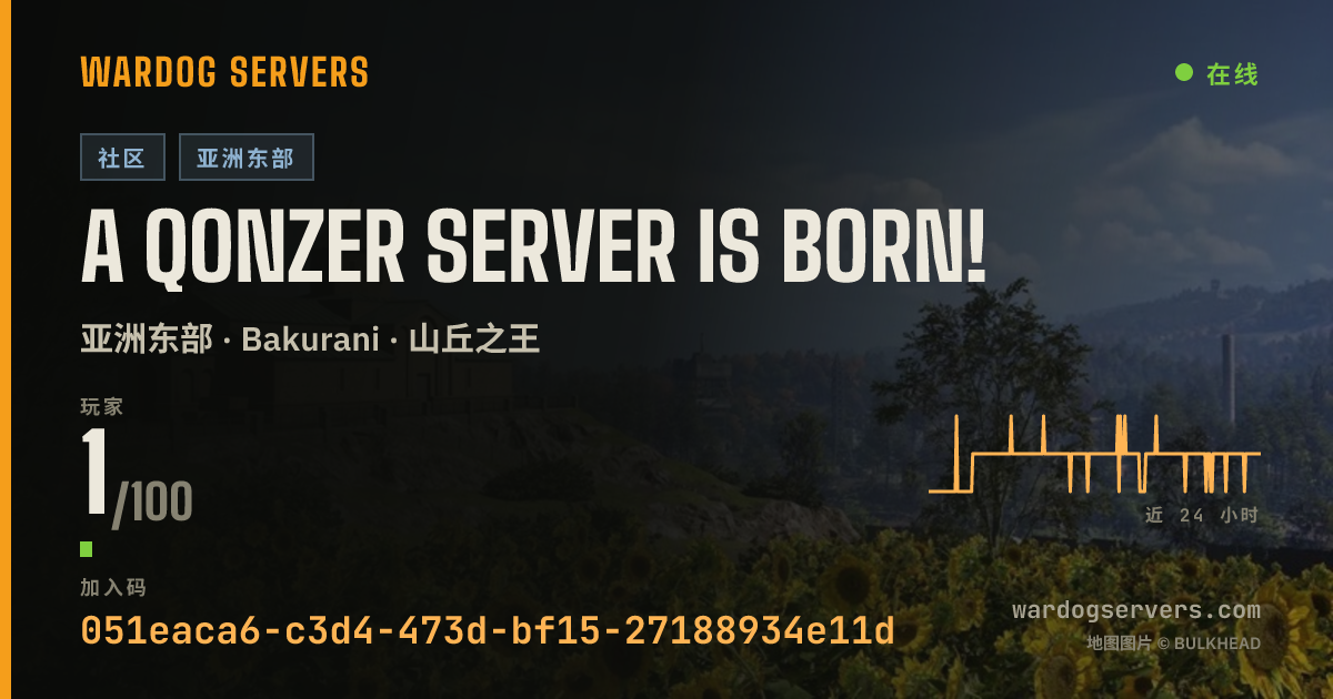 A Qonzer Server Is Born! 的实时状态横幅
