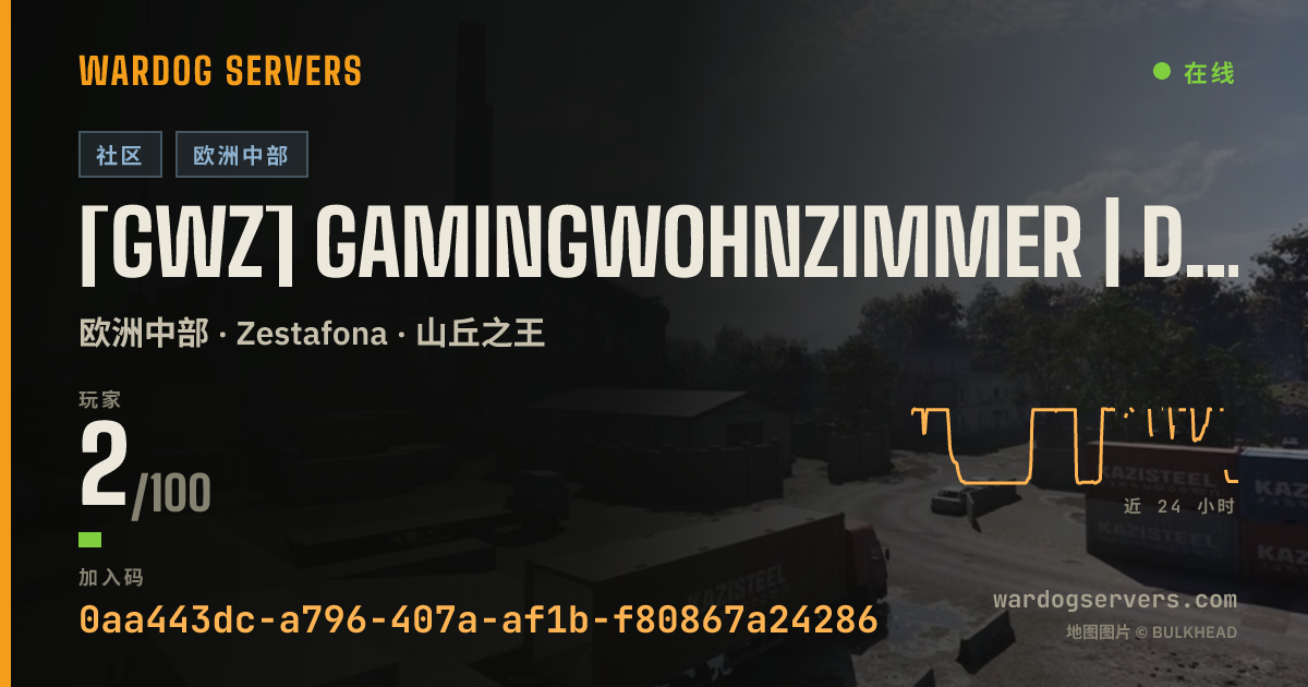 [GWZ] GamingWohnZimmer | DE/EU | ALL WELCOME 的实时状态横幅