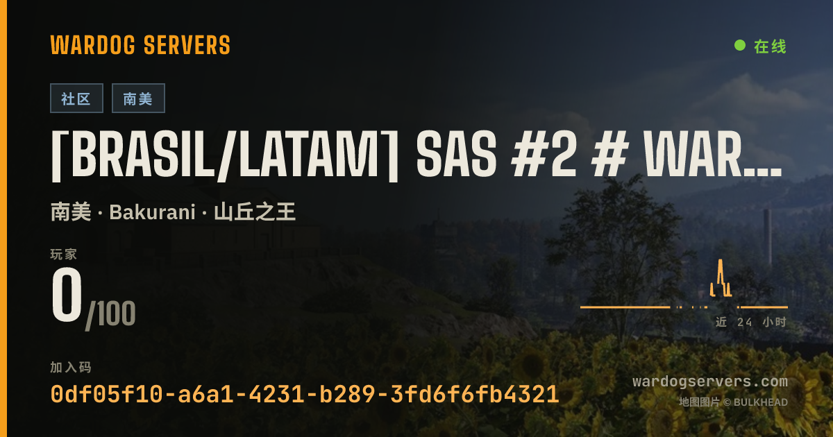 [BRASIL/LATAM] SAS #2 # WARMODE 50X50 +5% BOOSTXP 的实时状态横幅