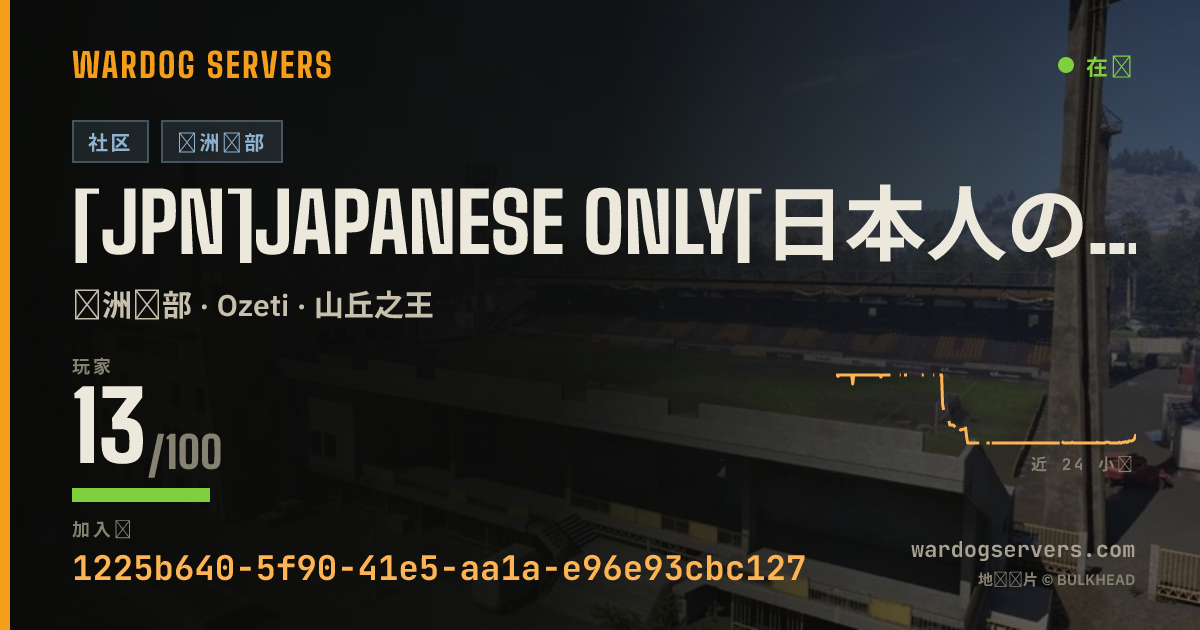 [JPN]Japanese Only[日本人のみ] 的实时状态横幅