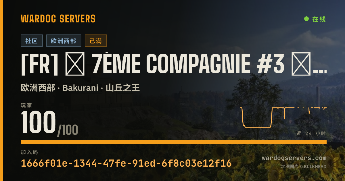 [FR] ★ 7ème Compagnie #3 ★ 100% FR - discord.gg/7eCie 的实时状态横幅