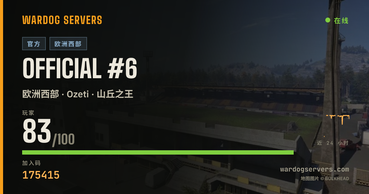 Official #6 的实时状态横幅