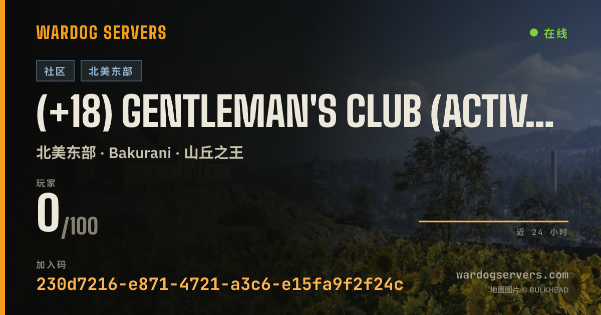 (+18) Gentleman's Club (Active Admin No Cheating All Else Go's) 的实时状态横幅