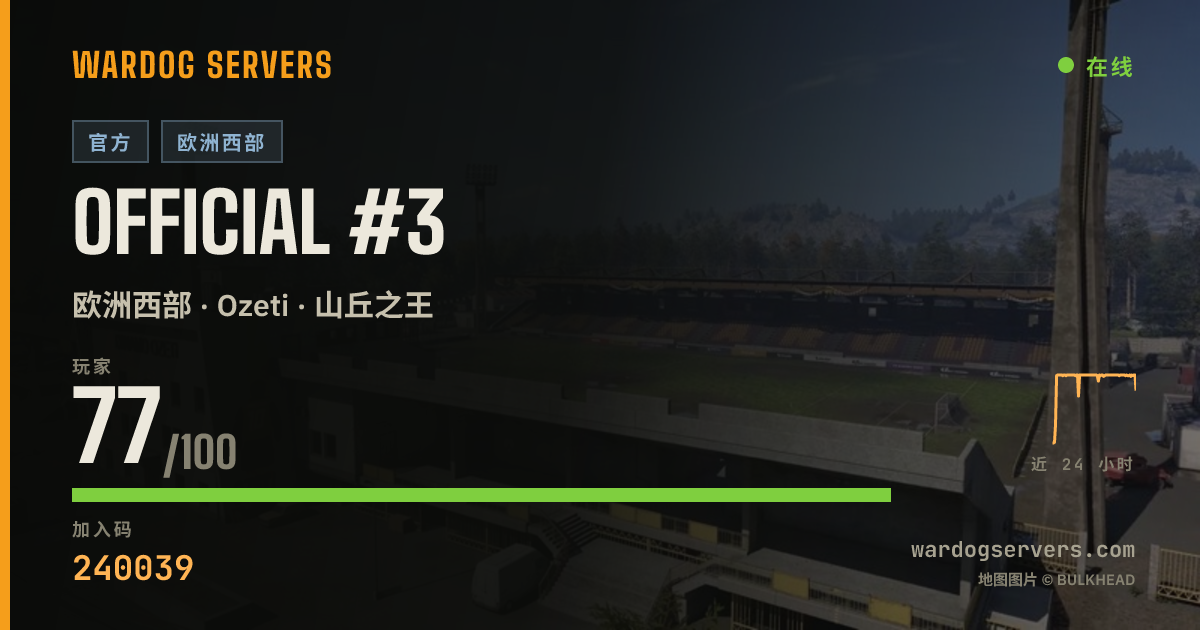 Official #3 的实时状态横幅