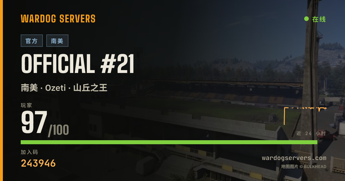 Official #21 的实时状态横幅