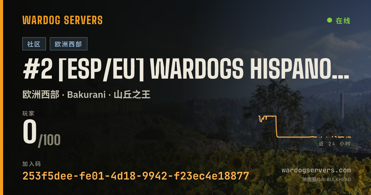 #2 [ESP/EU] Wardogs Hispano Mix Normal/Infanteria -Admin 24H 的实时状态横幅
