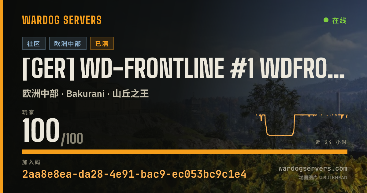 [GER] WD-Frontline #1 wdfrontline.com by XRealm 的实时状态横幅