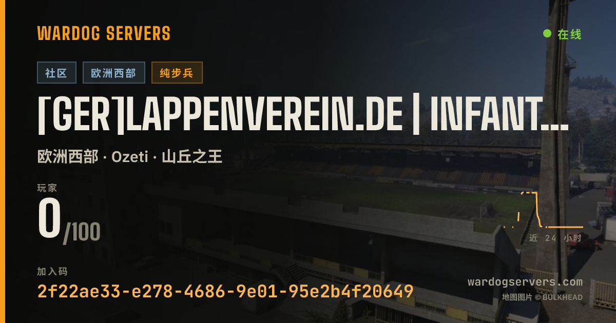 [GER]LappenVerein.de | Infantry-Only | Rain-ONLY | NO GL HELI | 的实时状态横幅
