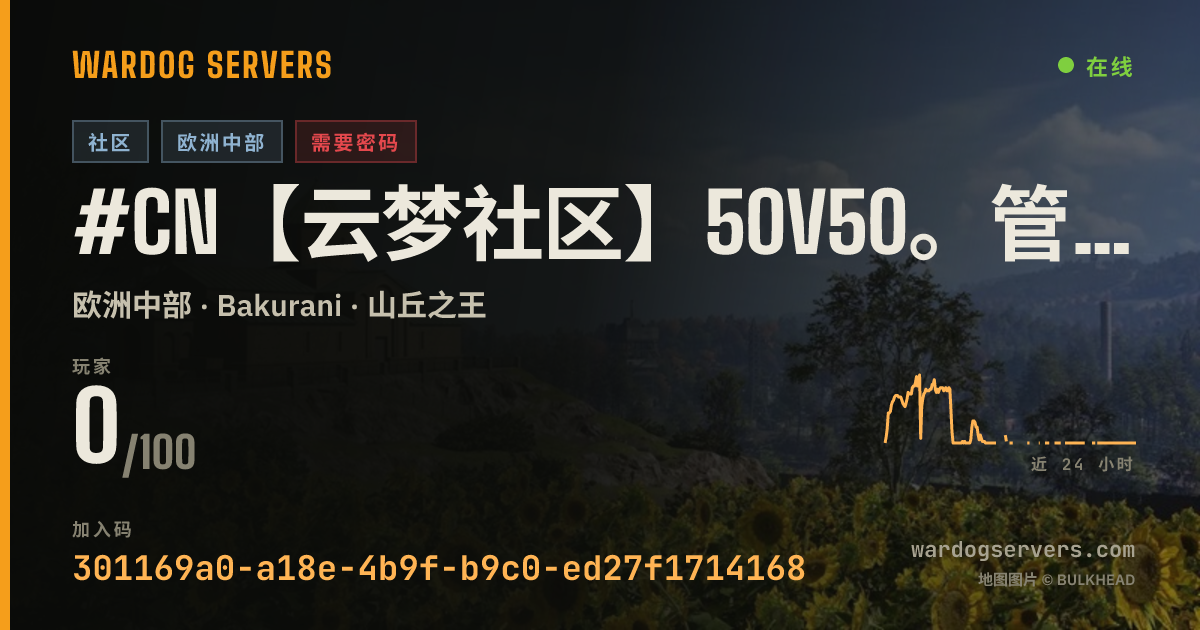 #CN【云梦社区】50V50。管理在线，密码加群获取，QQ：1108690205 的实时状态横幅