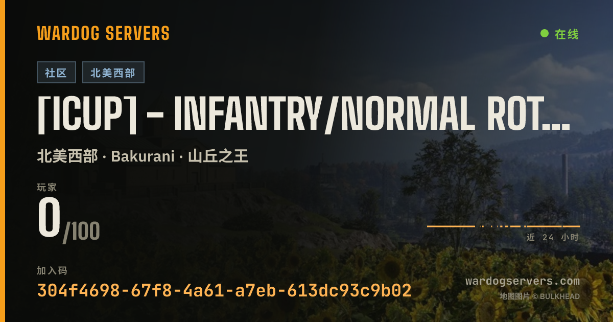 [ICUP] - Infantry/Normal Rotation - https://discord.gg/icup 的实时状态横幅