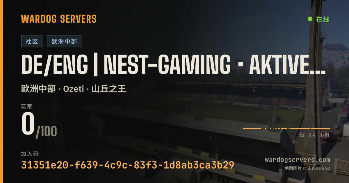 DE/ENG | NEST-GAMING • Aktive Admins 的实时状态横幅