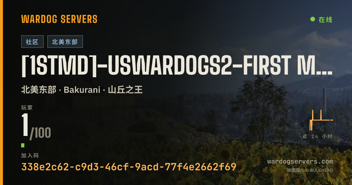 [1stMD]-USWardogs2-First Marine Division discord.gg/1stmardiv 的实时状态横幅