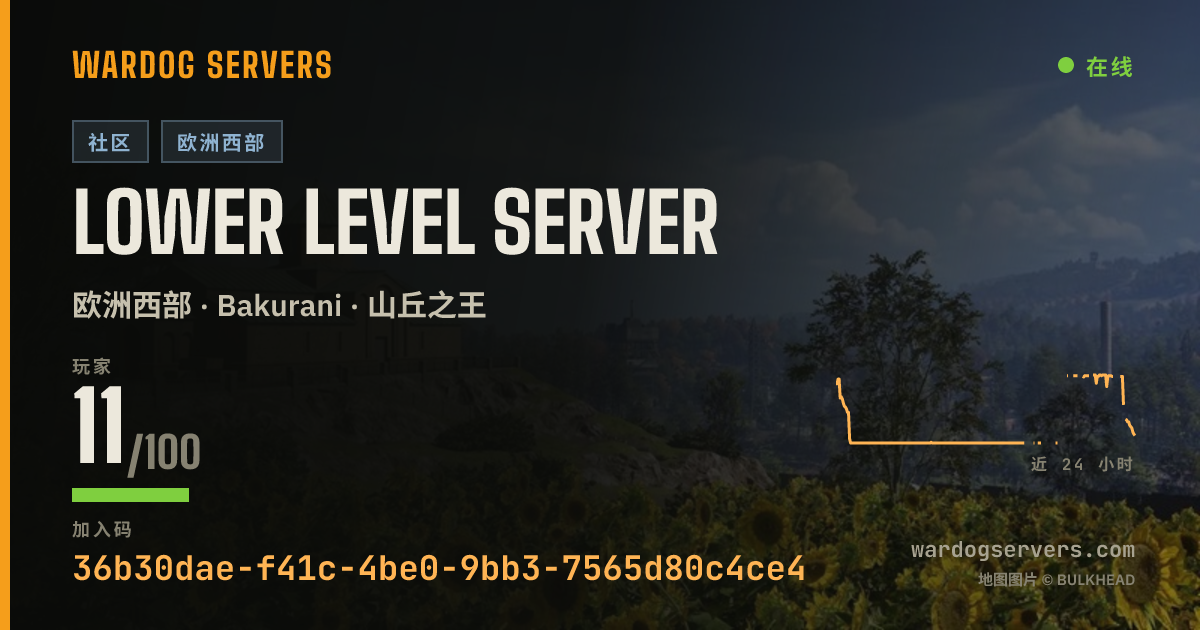 Lower level server 的实时状态横幅