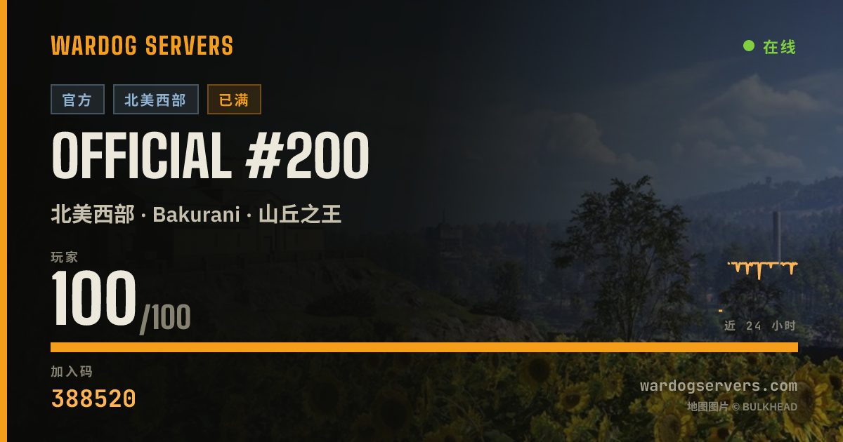 Official #200 的实时状态横幅