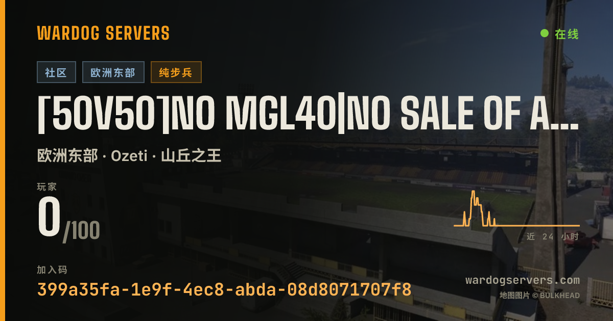 [CSisBS][50v50]NO MGL40|NO SALE OF AMR50&IR 的实时状态横幅