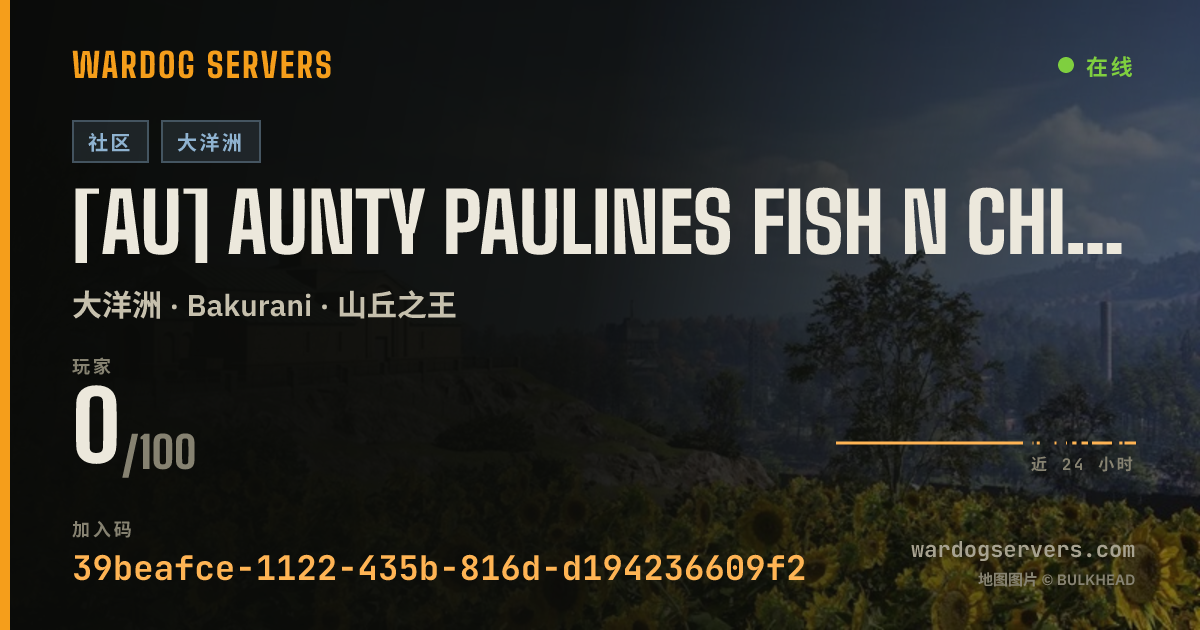 [AU] AUNTY PAULINES FISH N CHIP SHOP! SEASON 2 的实时状态横幅