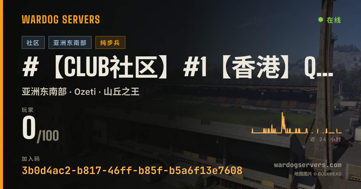 #【Club社区】#1【香港】QQ群1102650986|轻步战土木（允许免费武器及C4）·禁止武装载具|Oopz:008116 的实时状态横幅