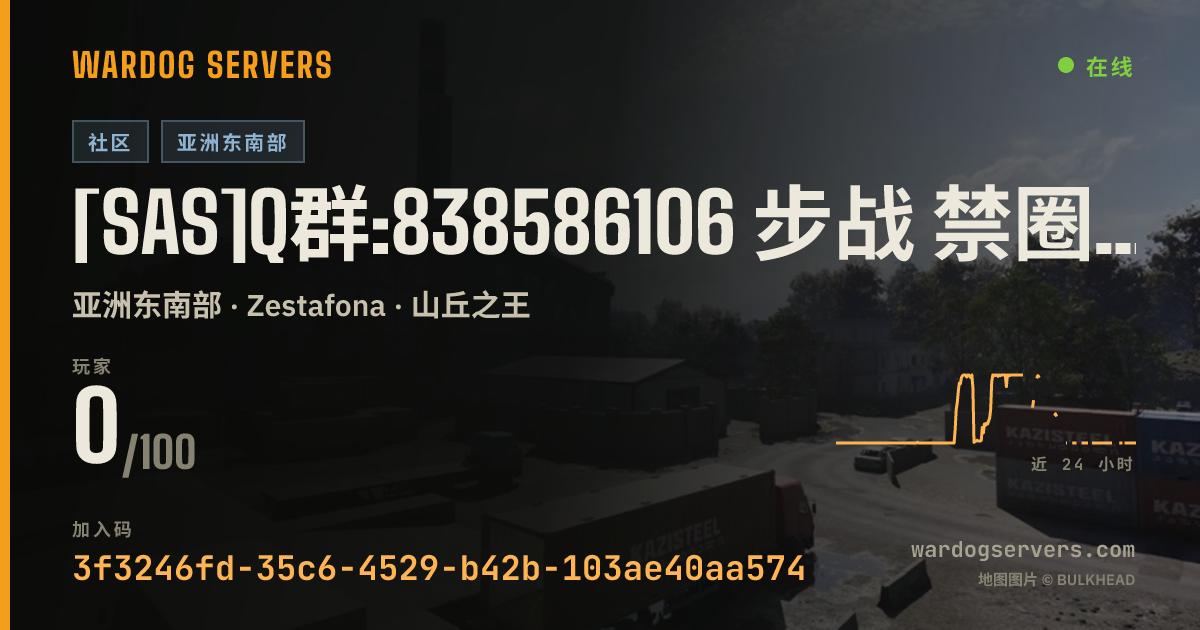 [SAS]Q群:838586106 步战 禁圈外打架断补给|载具武器|机枪|连狙/狙|迫击炮|近防炮|榴弹手雷C4鸟 的实时状态横幅