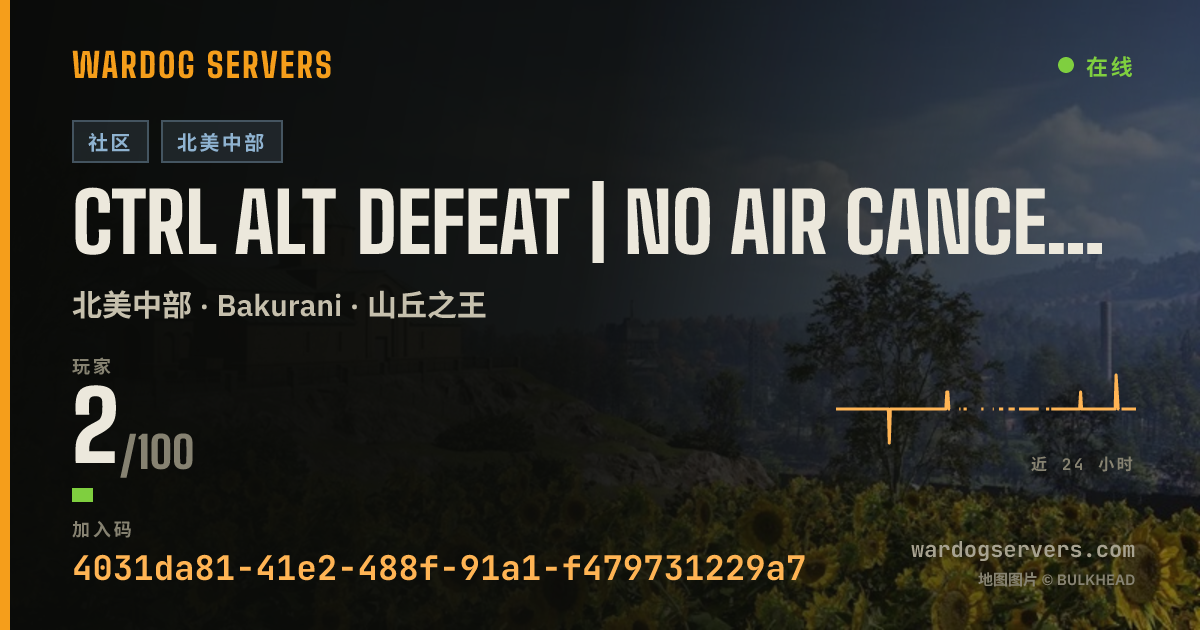 Ctrl Alt Defeat | No Air Cancer | Discord.gg/CtrlAlt-Defeat 的实时状态横幅