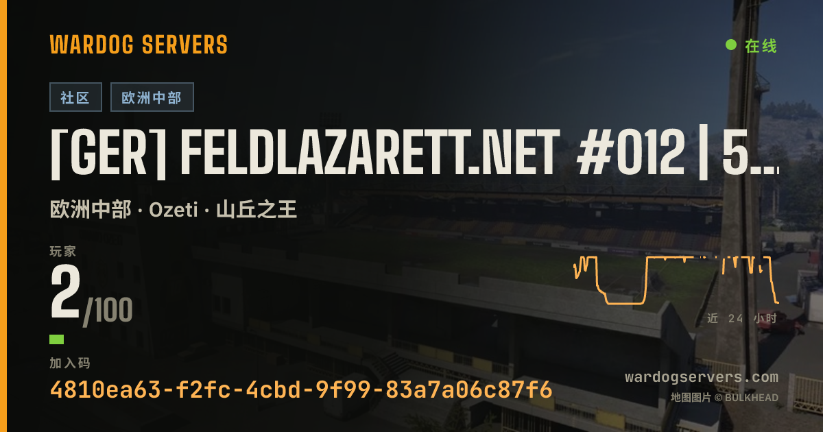 [GER] Feldlazarett.net #012 | 50v50 | 12-34 的实时状态横幅