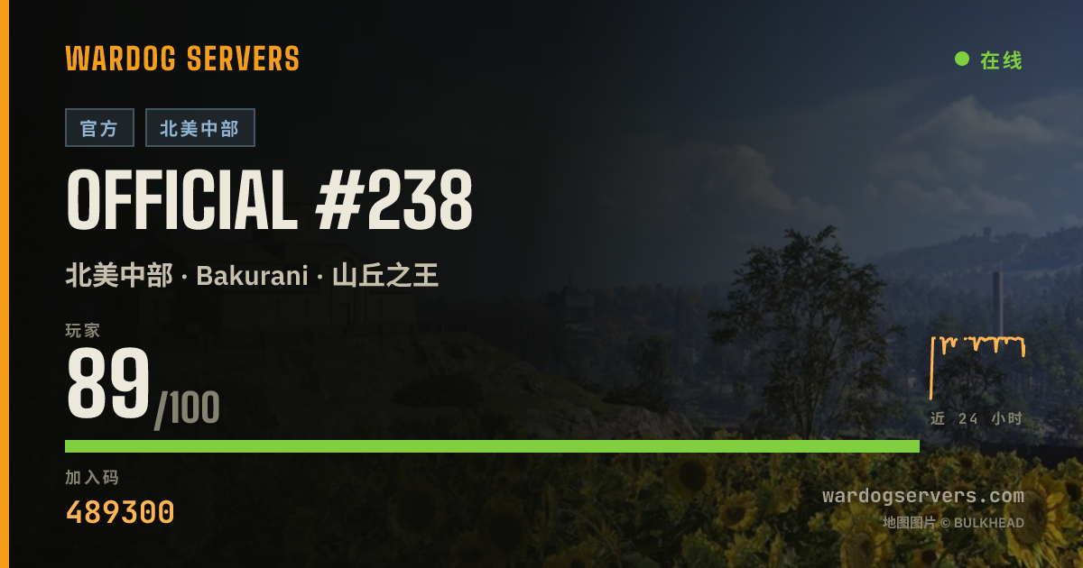 Official #238 的实时状态横幅