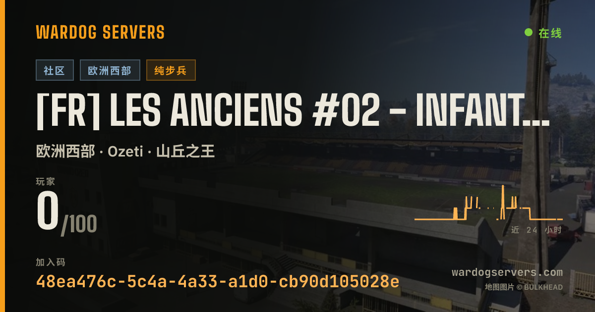 [FR] LES ANCIENS #02 - INFANTRY + NO MORTAR - STATS | beta.fpsne 的实时状态横幅
