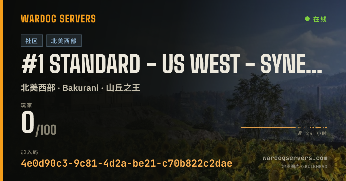 #1 Standard - US West - Synergy | discord.synergyorigin.com 的实时状态横幅