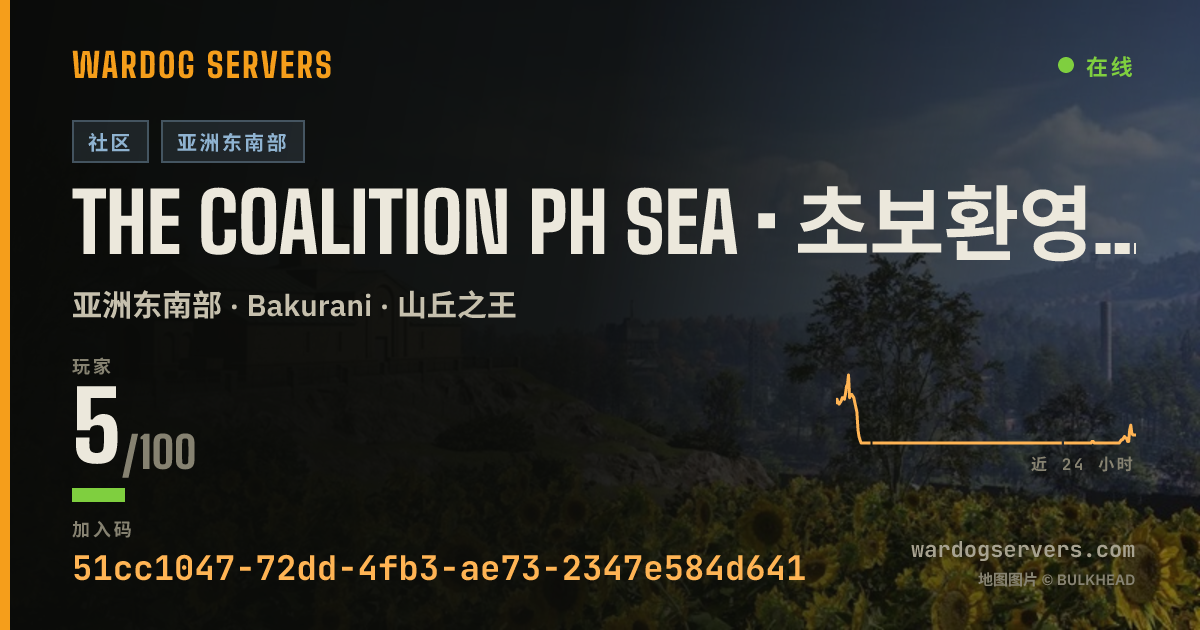 The Coalition PH SEA • 초보환영 • discord.gg/thecoalition 的实时状态横幅